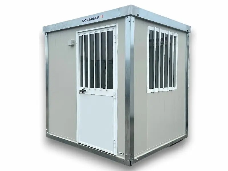 BOX PREFABBRICATI OPEN SPACE 2 METRI H 220 LARGHEZZA 2 METRI - immagine 2
