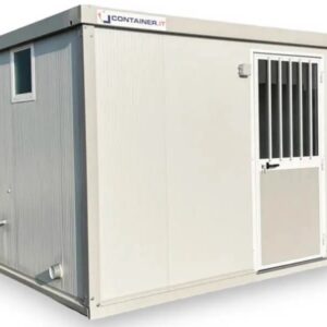 BOX PREFABBRICATO CON BAGNO WC, LAVABO E DOCCIA 3 METRI H 220