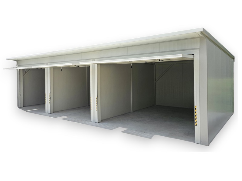 GARAGE PREFABBRICATO TRIPLO 6 X 9 METRI