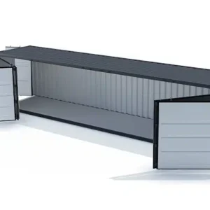 container per spedizioni dry high cube da 40 piedi con lati aperti